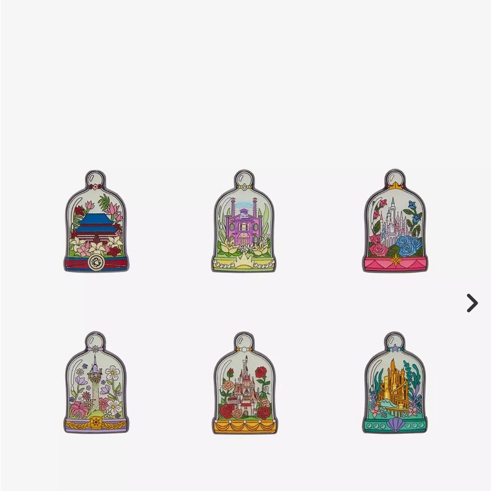 Loungefly Princess terrarium pins - Picture 3 of 3